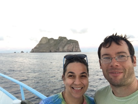 Our first sight of Malpelo.